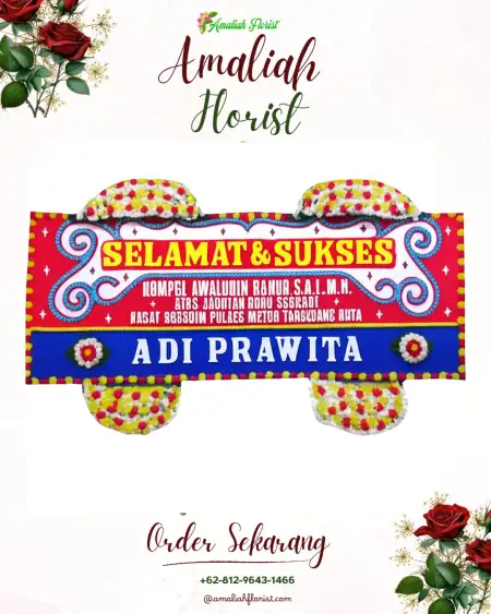 Papan Bunga Ucapan Selamat Jambukidul